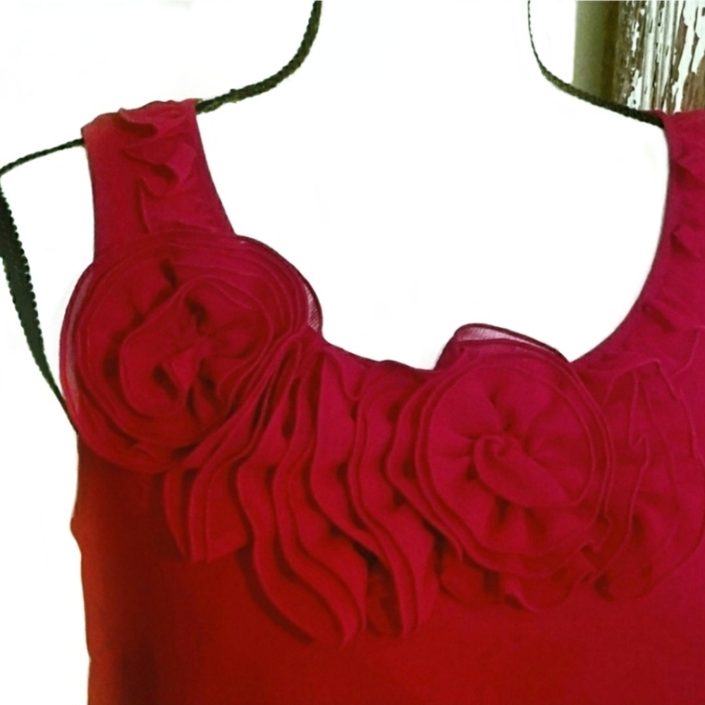The Limited Scoop Neck Tank Top Red Size S - Picture 3 of 11